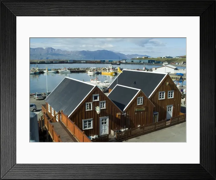 Framed Print : Husavik, Iceland Framed Print : Husavik, Iceland