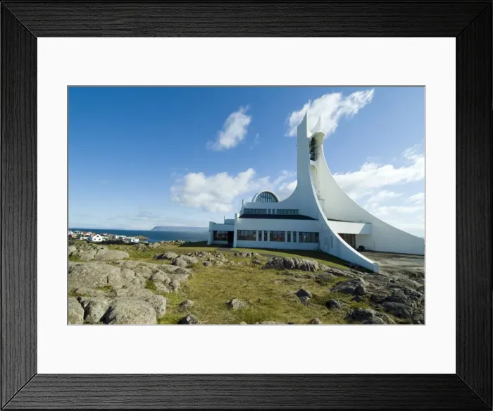 Framed Print : Modern church Framed Print : Modern church