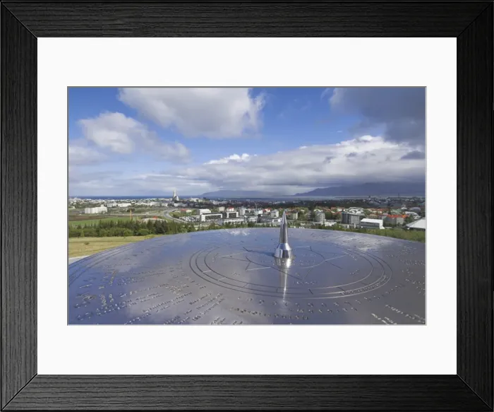 Framed Print : City centre and Hallgrimskirkja on skyline from Perlan viewing deck Framed Print : City centre and Hallgrimskirkja on skyline from Perlan viewing deck