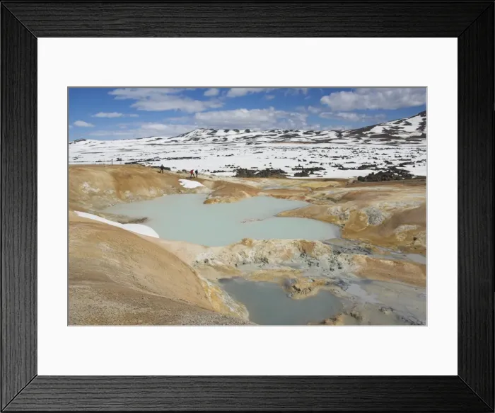 Framed Print : Leirhnjukur thermal area and eruption site Framed Print : Leirhnjukur thermal area and eruption site