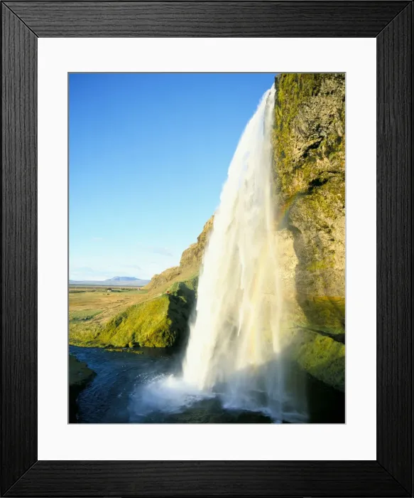Framed Print : Seljalandsfoss waterfall Framed Print : Seljalandsfoss waterfall
