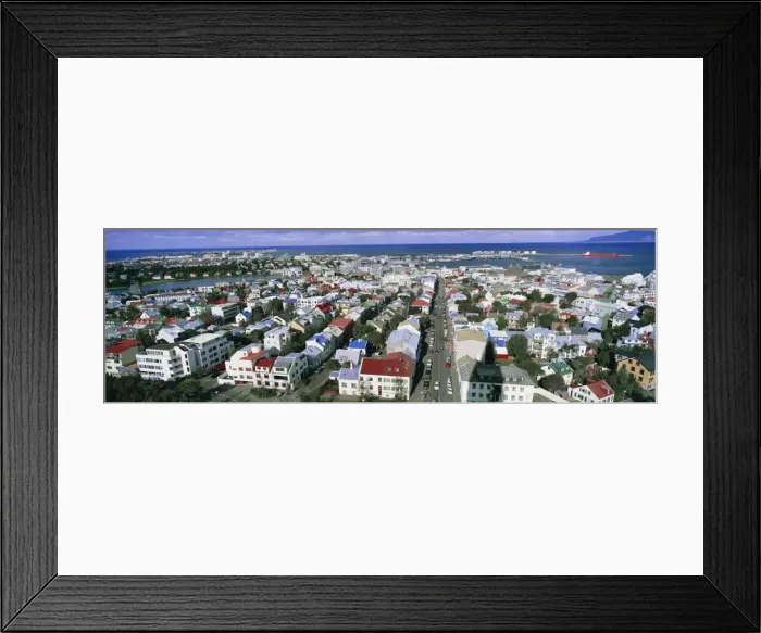 Framed Print : View over Reykjavik Framed Print : View over Reykjavik