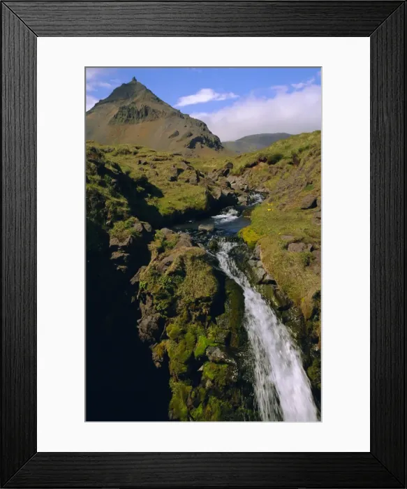 Framed Print : Waterfall in the west of the country