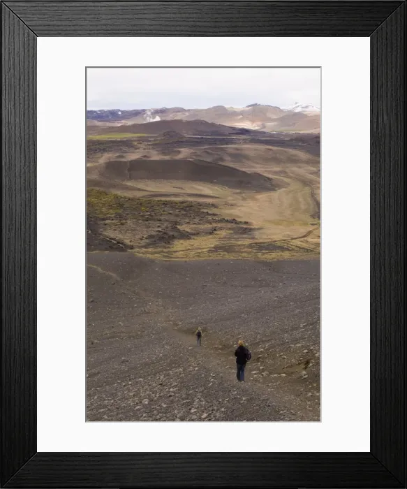 Framed Print : Hverfjall volcano Framed Print : Hverfjall volcano