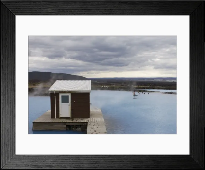 Framed Print : Geothermal hot spring Framed Print : Geothermal hot spring