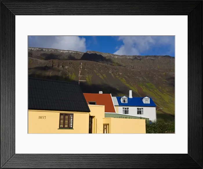 Framed Print : Old Town, Port of Isafjordur Framed Print : Old Town, Port of Isafjordur