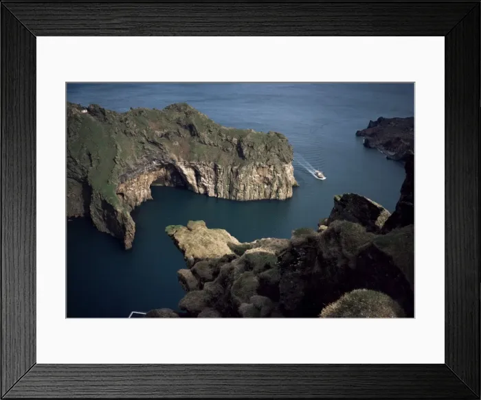 Framed Print : Entrance, Heimaey-Westmanna Framed Print : Entrance, Heimaey-Westmanna