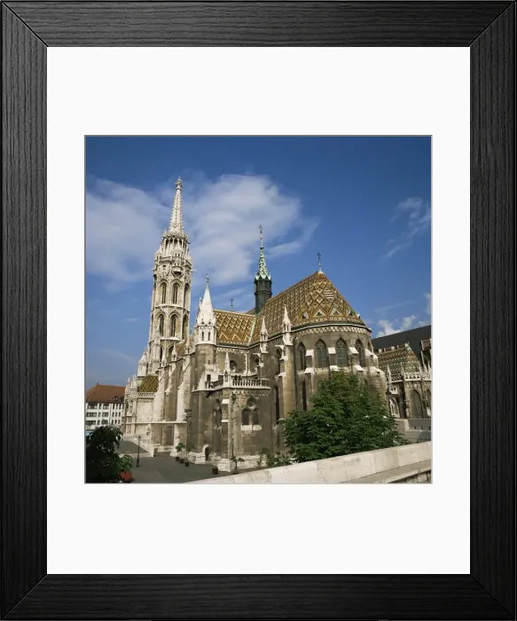 Framed Print : Matthias church Framed Print : Matthias church
