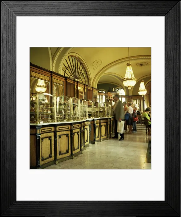 Framed Print : Cafe Gerbeaud Framed Print : Cafe Gerbeaud