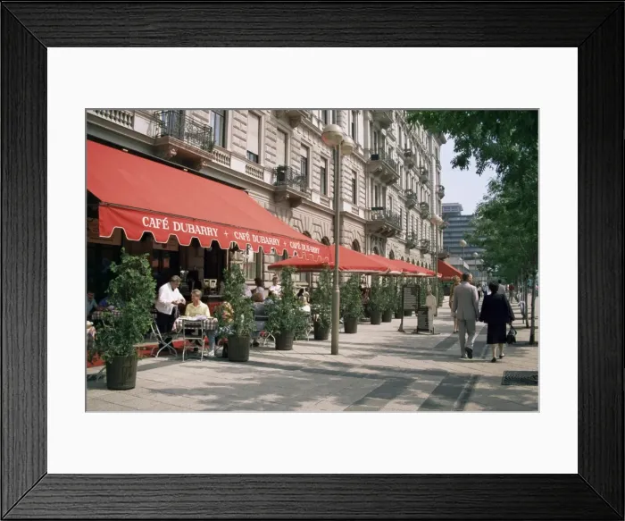 Framed Print : Restaurant on the east bank of the Danube Framed Print : Restaurant on the east bank of the Danube