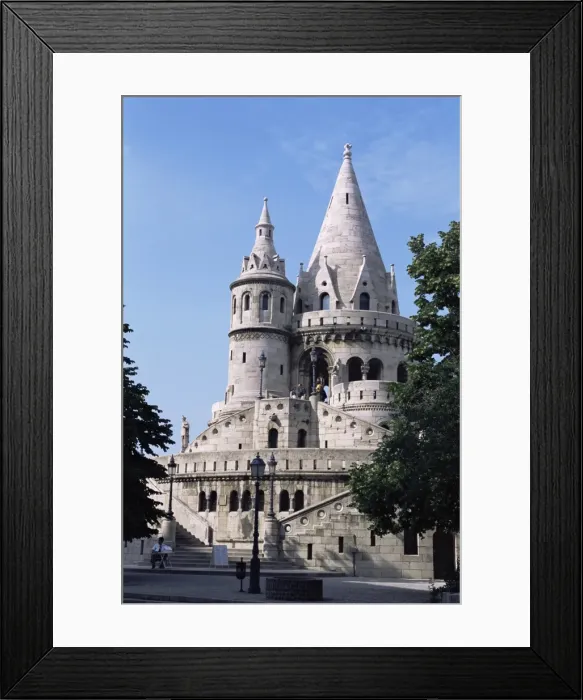 Framed Print : The Fishermans Bastion in the castle area of old Buda Framed Print : The Fishermans Bastion in the castle area of old Buda