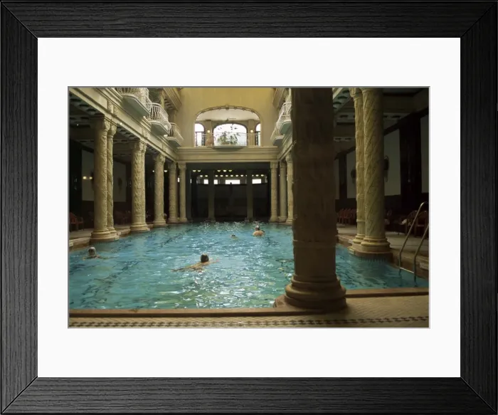 Framed Print : The famous Gellert Spa in Buda Framed Print : The famous Gellert Spa in Buda