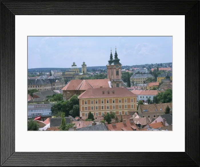 Framed Print : View of town from the castle ramparts Framed Print : View of town from the castle ramparts