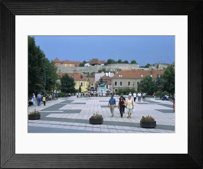 Framed Print : Istvan Dobo Ter Square Framed Print : Istvan Dobo Ter Square