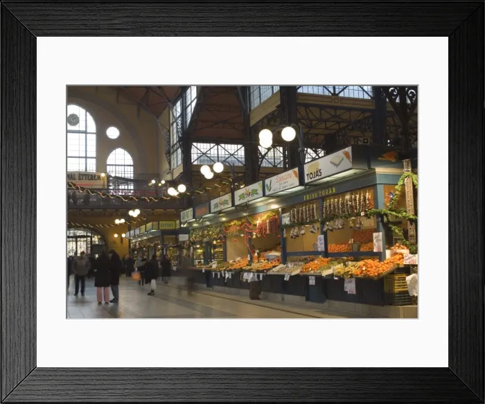 Framed Print : Fruit, food stands at Central Market Framed Print : Fruit, food stands at Central Market