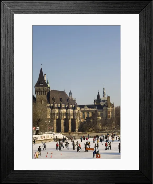 Framed Print : Skating on ice rink Framed Print : Skating on ice rink