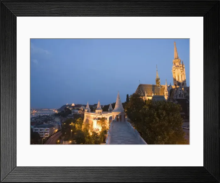 Framed Print : Matyas Church Framed Print : Matyas Church