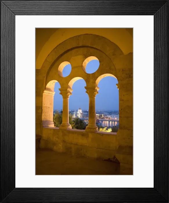 Framed Print : Window, Fishermans Bastion Framed Print : Window, Fishermans Bastion