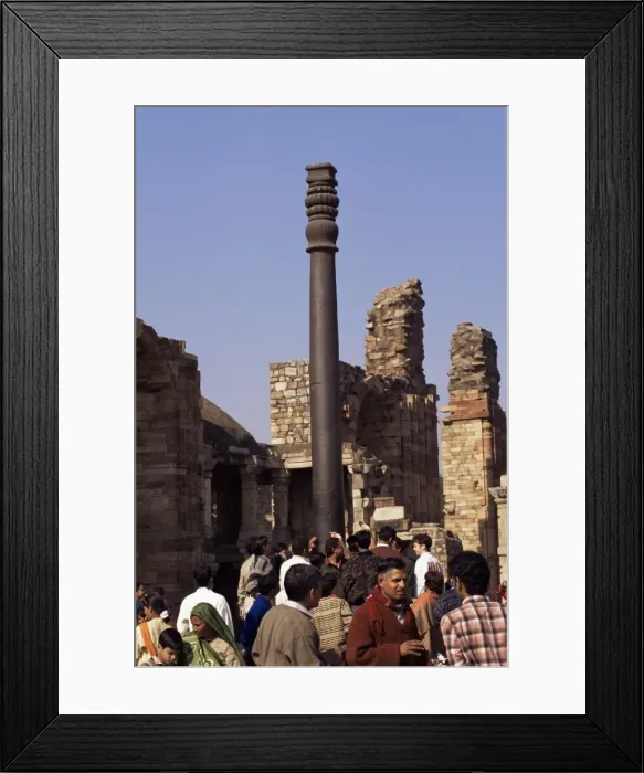 Framed Print : Iron pillar weighing six tons Framed Print : Iron pillar weighing six tons