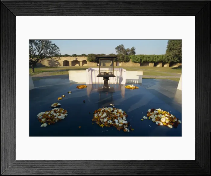Framed Print : Raj Ghat, the site of Mahatma Gandhis cremation Framed Print : Raj Ghat, the site of Mahatma Gandhis cremation