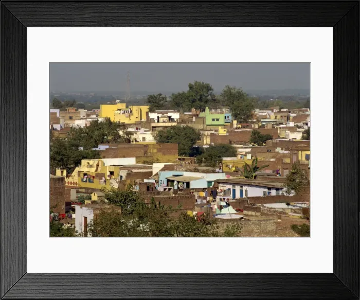 Framed Print : Houses, Agra Framed Print : Houses, Agra