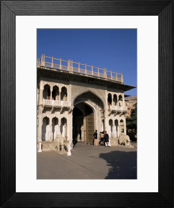 Framed Print : Gateway, City Palace Framed Print : Gateway, City Palace
