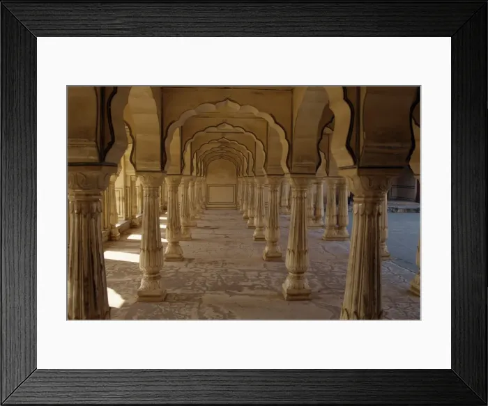 Framed Print : Interior of Amber Fort and Palace Framed Print : Interior of Amber Fort and Palace