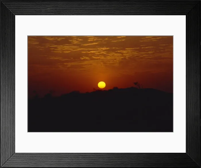Framed Print : Sunset on dunes near Khimsar Framed Print : Sunset on dunes near Khimsar