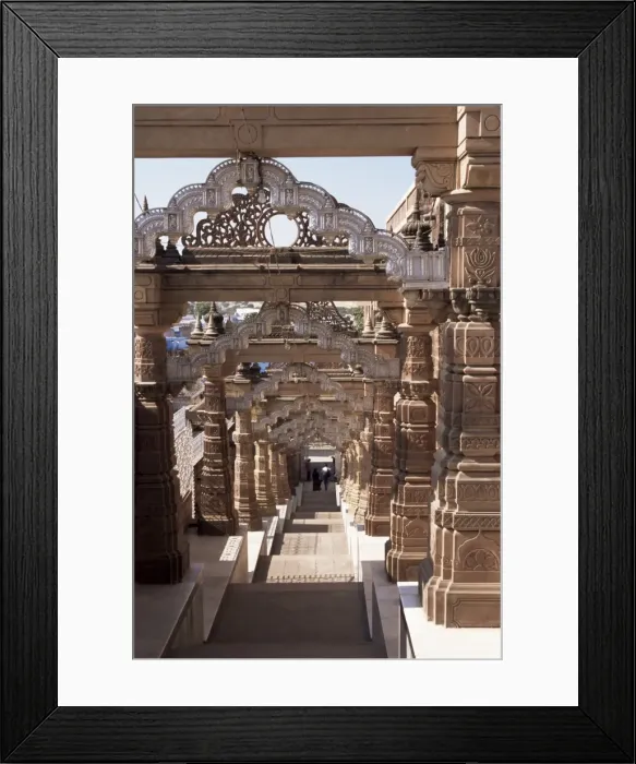 Framed Print : Magnificent Jain temple built in the 10th century Framed Print : Magnificent Jain temple built in the 10th century