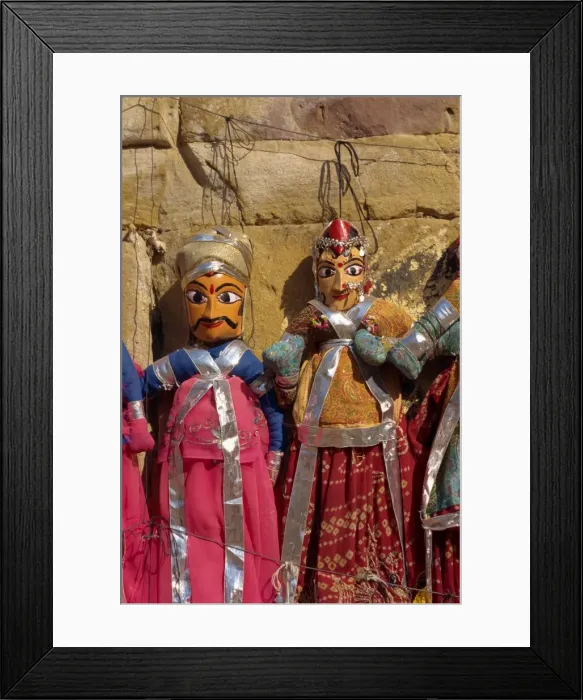 Framed Print : Puppets, Jaisalmer Framed Print : Puppets, Jaisalmer