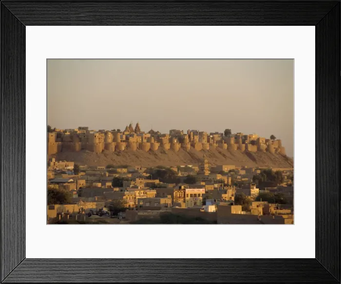 Framed Print : Jaisalmer, view of the fortified old city