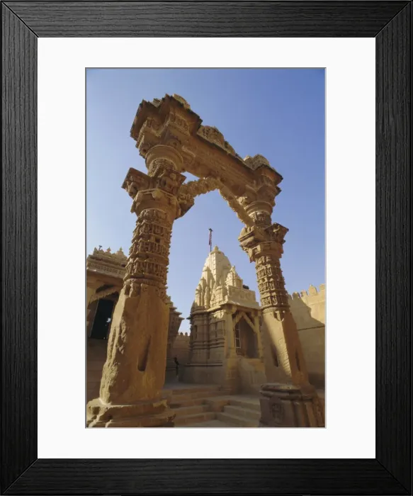 Framed Print : The Jain Temple of Luderwa or Lodurva near Jaisalmer Framed Print : The Jain Temple of Luderwa or Lodurva near Jaisalmer