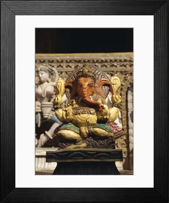 Framed Print : Statue of the Hindu god Ganesh Framed Print : Statue of the Hindu god Ganesh