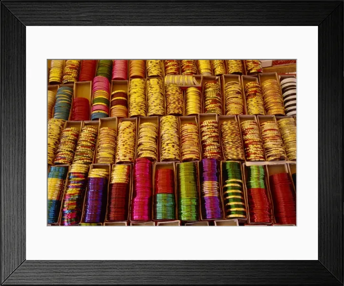 Framed Print : Bangles for sale Framed Print : Bangles for sale