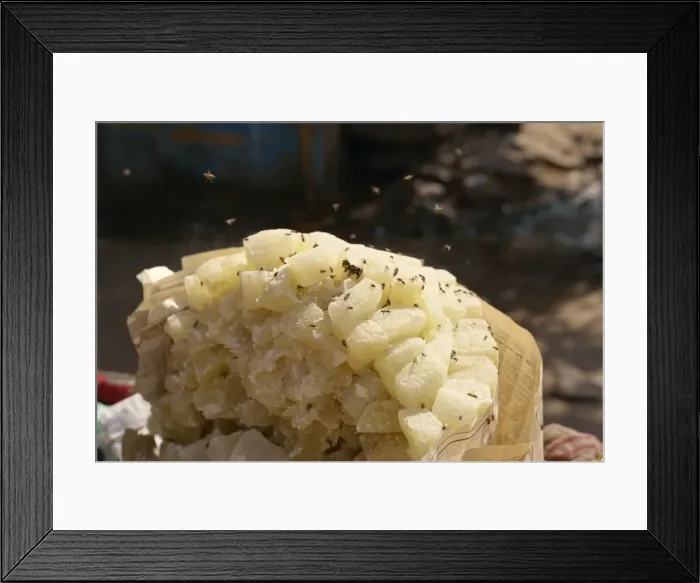 Framed Print : Insects on food in the market Framed Print : Insects on food in the market