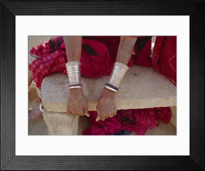 Framed Print : Siver bracelets Framed Print : Siver bracelets