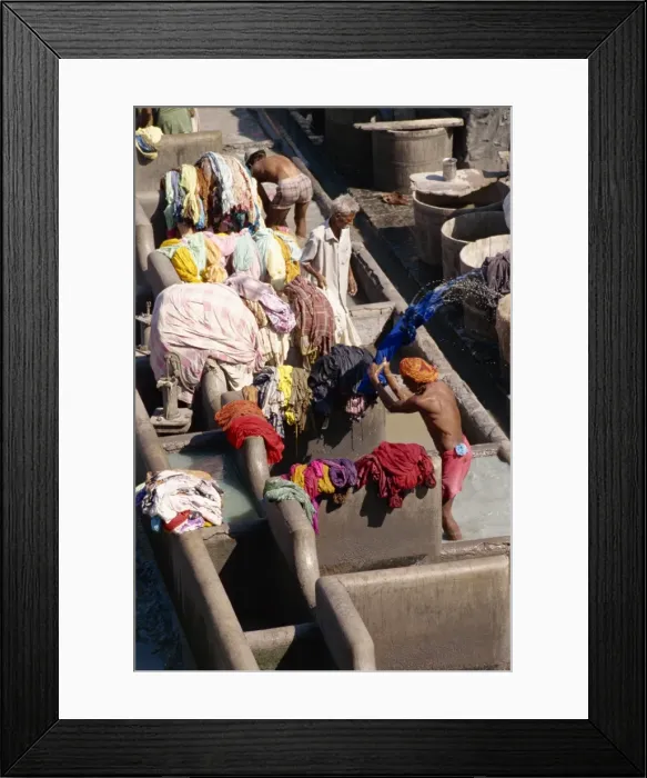 Framed Print : Dhobi or laundry ghats Framed Print : Dhobi or laundry ghats