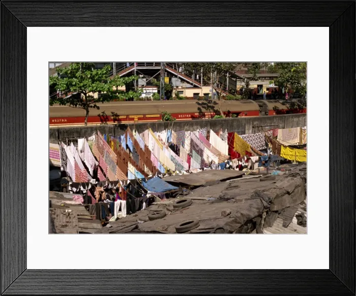 Framed Print : Dhobi or laundry ghats Framed Print : Dhobi or laundry ghats