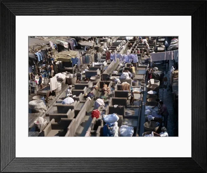 Framed Print : Dhobi or laundry ghats Framed Print : Dhobi or laundry ghats