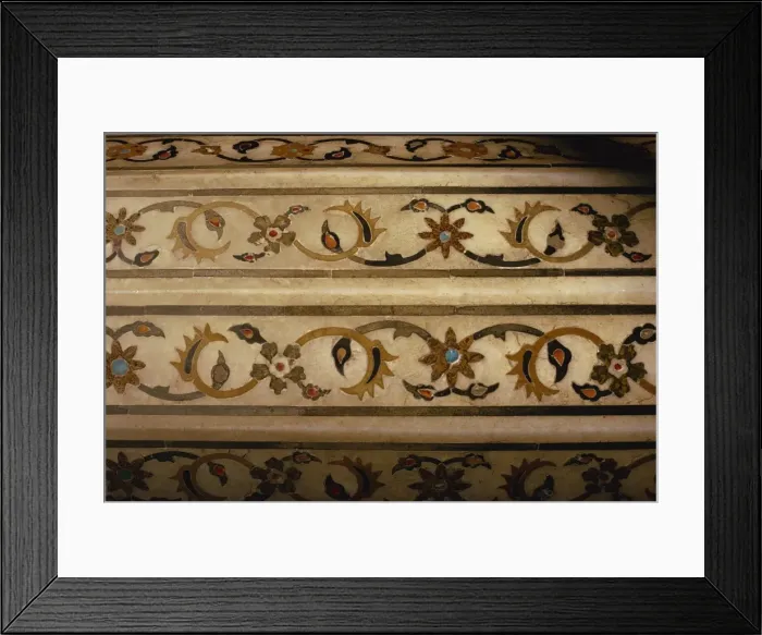 Framed Print : Detail of inlay work Framed Print : Detail of inlay work