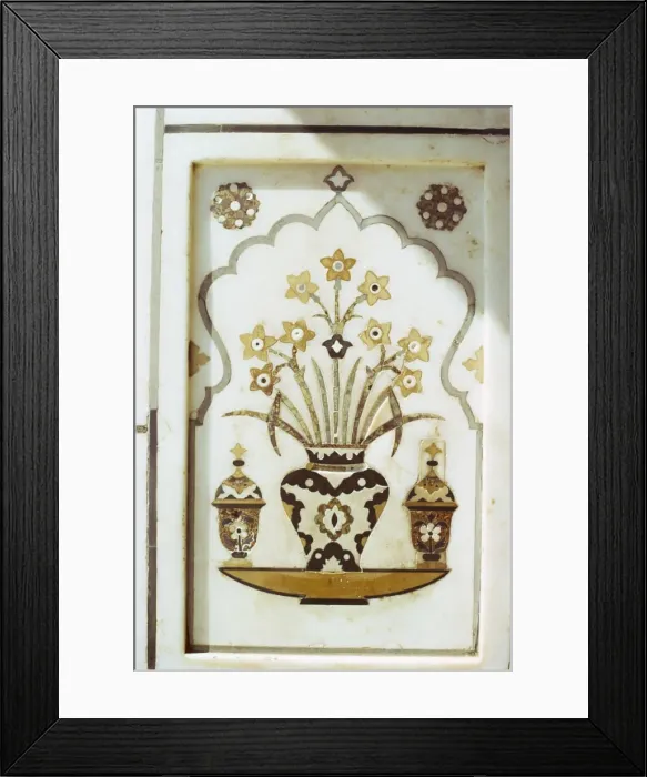 Framed Print : Detail of inlay work Framed Print : Detail of inlay work