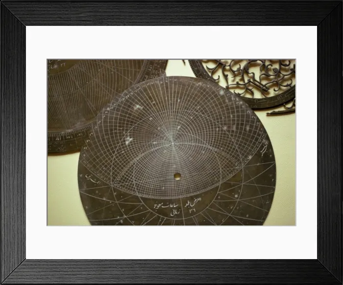 Framed Print : Astrolabes in museum Framed Print : Astrolabes in museum