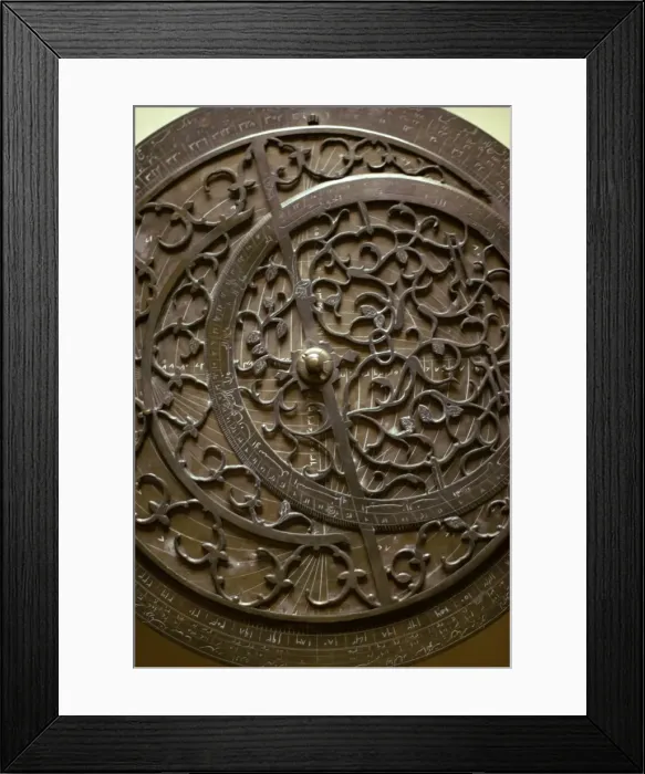 Framed Print : Astrolabe in museum Framed Print : Astrolabe in museum