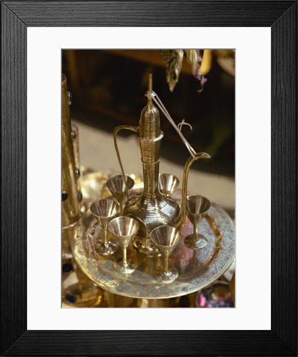 Framed Print : Coffee or sherbet set for sale Framed Print : Coffee or sherbet set for sale