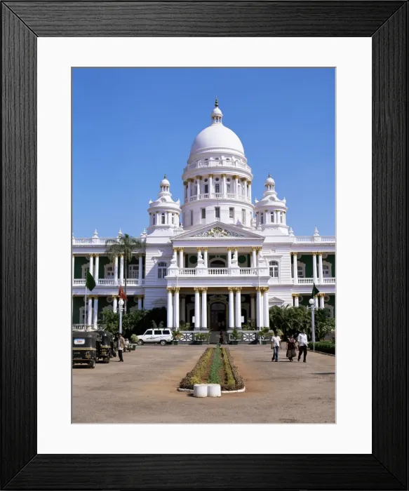 Framed Print : Lalitha Mahal Hotel (former palace for guests of the maharajah) Framed Print : Lalitha Mahal Hotel (former palace for guests of the maharajah)