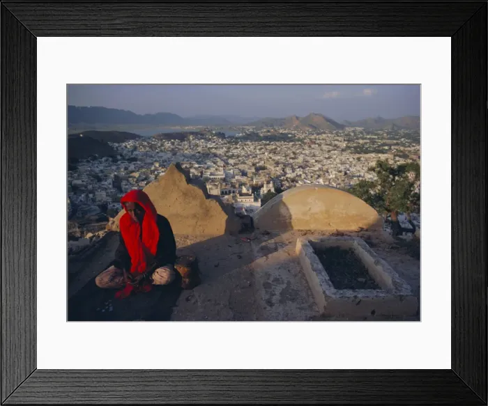Framed Print : View over Ajmer Framed Print : View over Ajmer