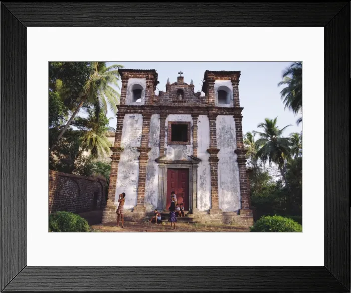 Framed Print : A deserted church in Goa Framed Print : A deserted church in Goa