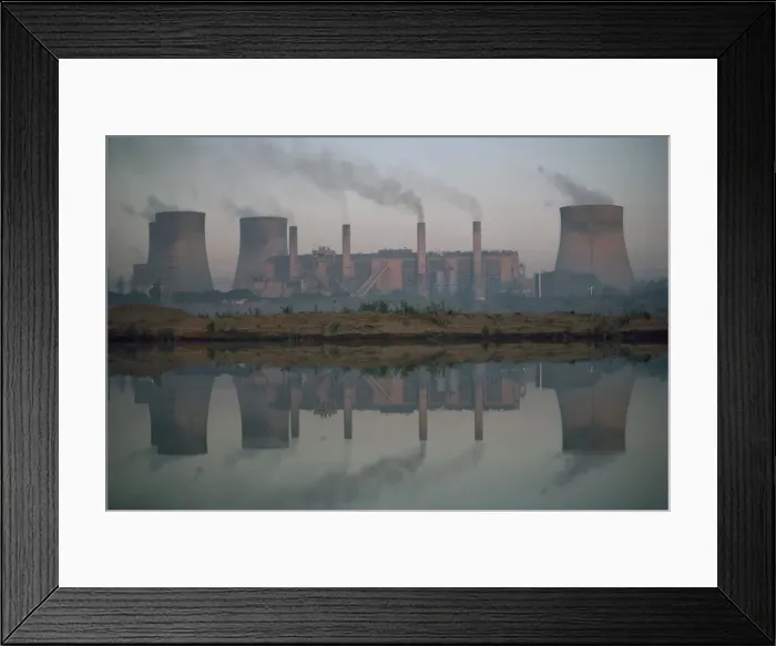 Framed Print : Thermal power station Framed Print : Thermal power station