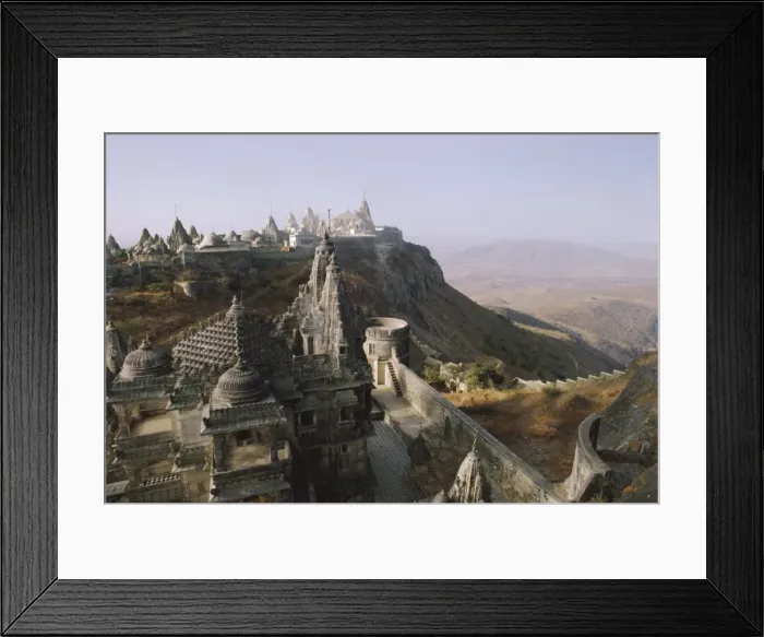 Framed Print : Jain Holy Hill and Temple complex Framed Print : Jain Holy Hill and Temple complex