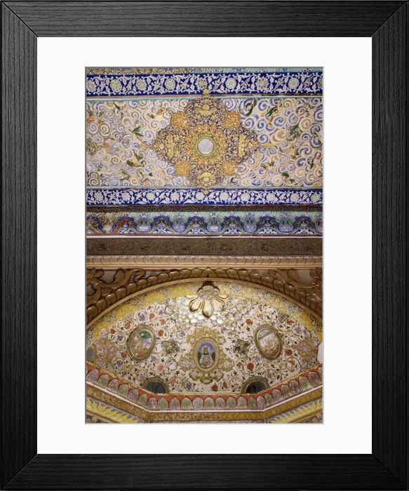 Framed Print : Painted ceiling detail Framed Print : Painted ceiling detail